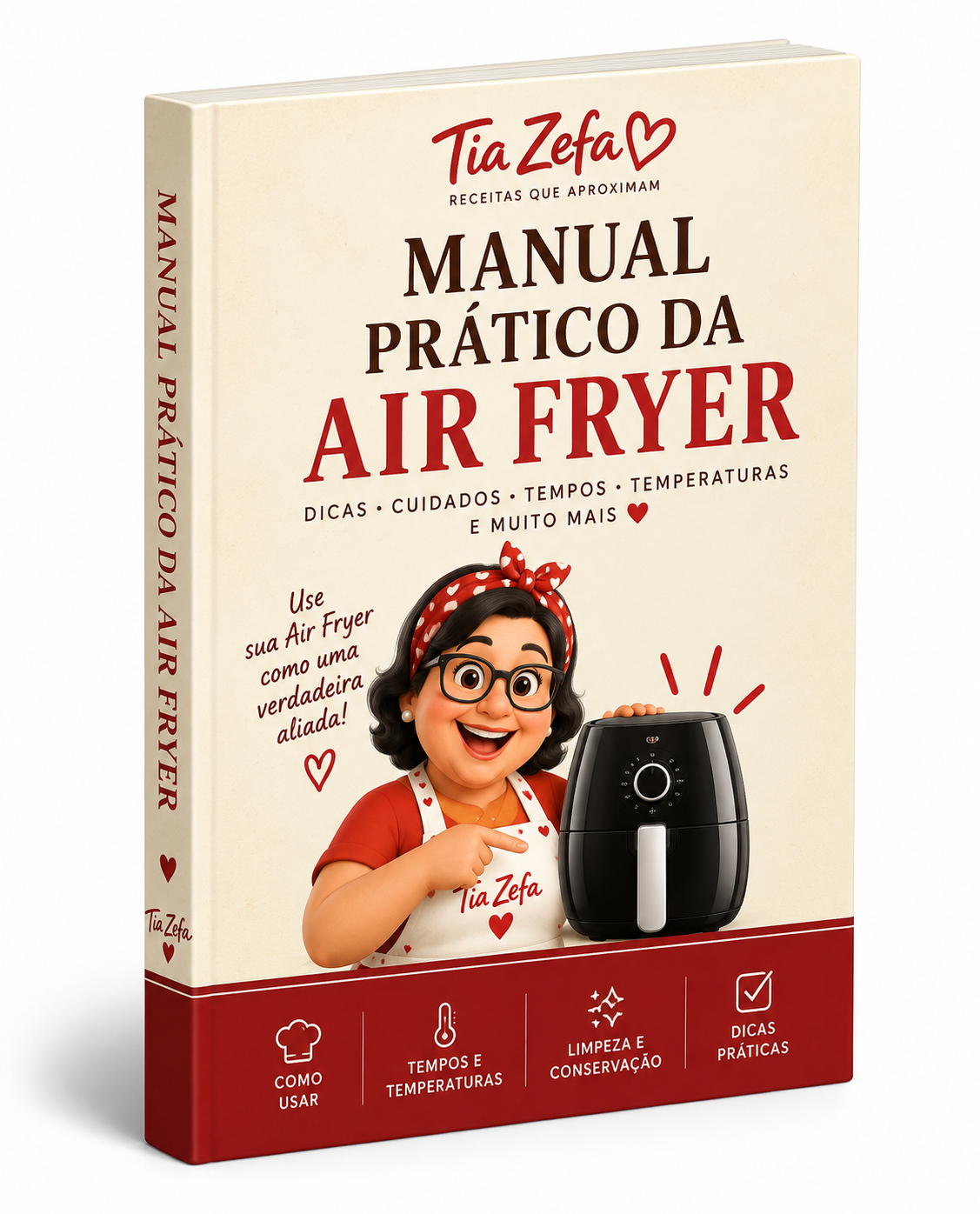 Capa do bônus Manual Prático da Air Fryer