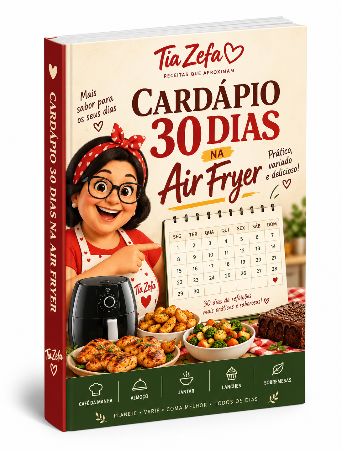 Capa do bônus Cardápio 30 Dias na Air Fryer